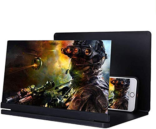 KLHY 10 Lente d'Ingrandimento dello Schermo del Telefono, HD 3D Pieghevole Amplificatore dello Schermo del Telefono Cellulare, Adatto per Video Guardare di Film su Tutti Gli Smartphone