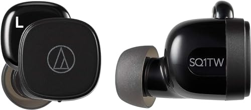 Audio-Technica SQ1TW Wireless Earbuds Black