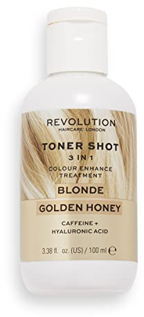 Revolution Haircare London, Toner Shot, für blondes Haar, Goldener Honig, 100ml