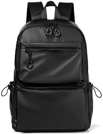 FANDARE Men Laptop Backpack Business Daypack College School Bag Waterproof Rucksack Teacher Stylish Travel Bags Lightweight School Bag for Travel College Sports Boy High School Stylish Bookbag Black