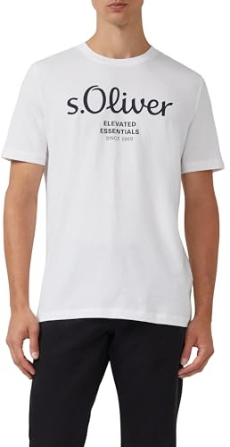 s.Oliver T-Shirt aus Baumwolle mit Label-Print