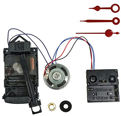 Asudaro Quarz-Pendeluhrwerk Wand Quarz-Pendeluhrwerk Mechanismus Quarz Pendel Uhrwerk Set Langer Welle Spieldose Pendeluhrwerk DIY-Quarz-Uhrwerk Reparatur Teile Typ 6