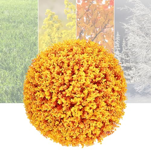 ATYUJKB Buchsbaumkugel Künstlich Topiary Kugel 40cm, Künstliche Simulierte Graskugel, Dekokugeln Aus Grünem Gras Grasball-dekor, Graskugel Deko für Die Haustür, Den Hinterhof