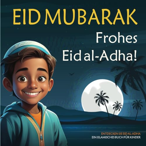 Eid Mubarak, Frohes Eid al-Adha!: Pädagogische Bücher über Eid al-Adha für Kinder, Geschichtenbücher zum Feiern von Eid al-Adha, Islam für muslimische ... muslimische Kinder), (Schwarz-Weiß-Ausgabe)