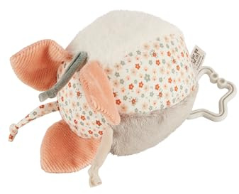 Sterntaler Stoffball Bauernhof - Baby Stoffball aus weichen Stoffkombinationen - Baby Spielzeug gefüllt mit Polyesterwatte - Babyball zum Greifen und Spielen, bunt