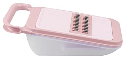 UKCOCO Rallador Grueso De Zanahoria Rallador Multifunción Con Caja Utensilios De Cocina Para Frutas y Verduras Para Cepillado De Zanahoria