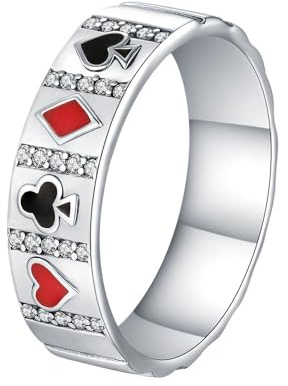 BOIGEGU Bague Argent 925 Femme, Bague Zircone, Élégante, Hypoallergénique, Bague de Fiançailles Femme, Bague d'Amitié, Cadeaux de Bijoux pour Fille, Mère, Copine