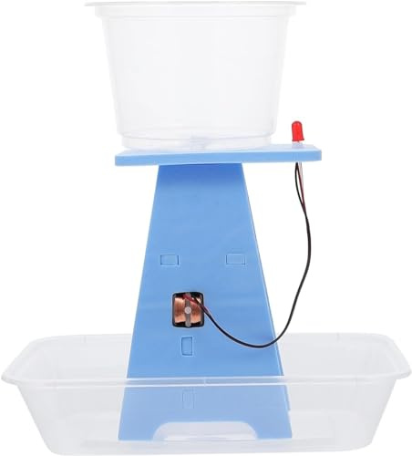 DIY Hand - Making Materials For Hydroelectric Power Generation, Made Physical Science Experiment Of Hydraulic Generator In Station, STEM Educational Toy