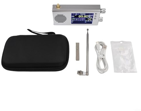 DAZZLEEX TEF6686 Plus - Receptor de radio de banda completa de 2ª generación con firmware V1.18, soporta onda larga, onda media, onda corta, FM y AM, batería de 7000 mAh, LCD de 3.2 pulgadas