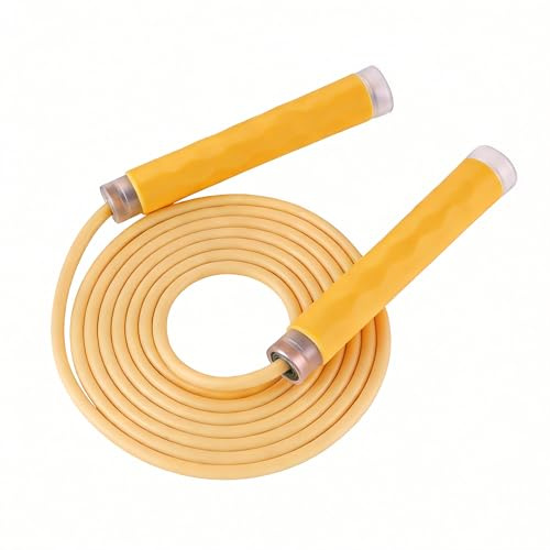 YUEDONG Skipping Rope, 7 mm PVC Fitness Rope with Ball Bearings | Adjustable length, non-slip handles, indoor and outdoor cardio, for men and women