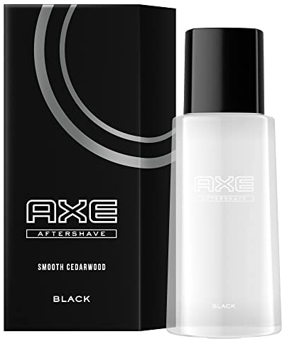 Axe Aftershave Black para pieles bien cuidadas con aroma masculino especiado a madera de cedro y pera congelada 100 ml 1 unidad