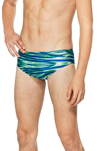 Speedo Men's Swimsuit Brief ProLT Printed Team Colors