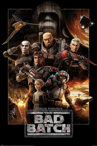 Pyramid Star Wars: The Bad Batch (Montage) Maxi Poster 61x 91.5cm, Mehrfarbig