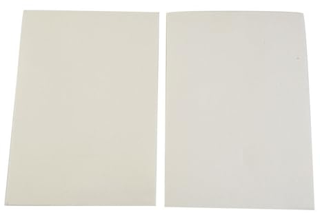 GOPEO 1/2 Stück Keramikfaser-Dichtung, Auspuffrohr, Ofen, Schornstein, Glasdichtung, Abdichtung, Feuerisolierung, Keramikfaser-Dichtung, 300 Mm X 140 Mm (Color : 2PCS)