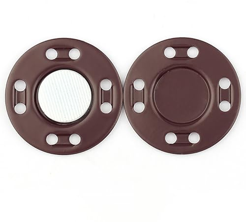 1 Juego de 5 Pares Botones Magnéticos Cierres de Snap Invisibles Hebilla Metálica Magnética Suministros de Costura para Ropa Abrigos y Accesorios de DIY Artesanales