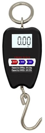 Bascula Gancho, Mini báscula de grúa que pesa báscula colgante Industrial Digital báscula de gancho colgante resistente de 200Kg/441Lb Para granja, fábrica, caza