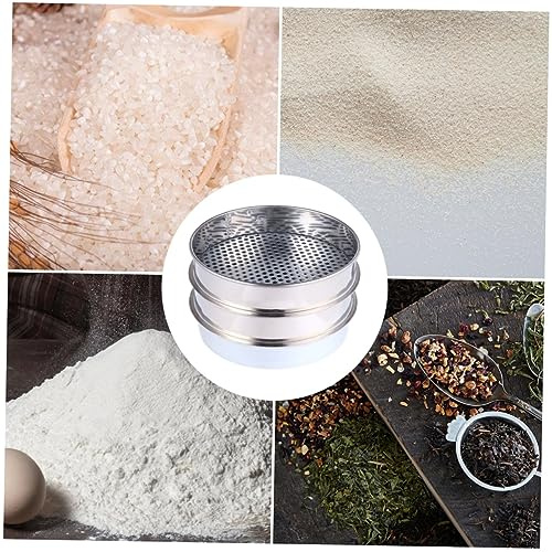 Toddmomy 3 Piezas De Tierra para Suculentas De Filtro De Tierra De Malla De Acero Inoxidable para Jardín para Uso Doméstico