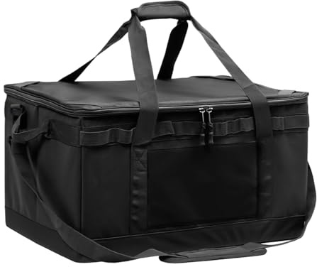 Camping Tragetasche - 30L Faltbarer Tragbarer Ausrüstungsorganizer | Campingküchen Tasche Mit Griffen - Für Küche, Reisen, Kochgeschirr, Werkzeug, Ausrüstung, Herd, Geschirr, Utensilien, Auto