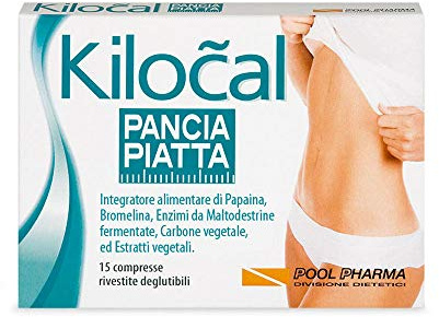Kilocal Kilocal Pancia Piatta 15 Compresse - 21 g