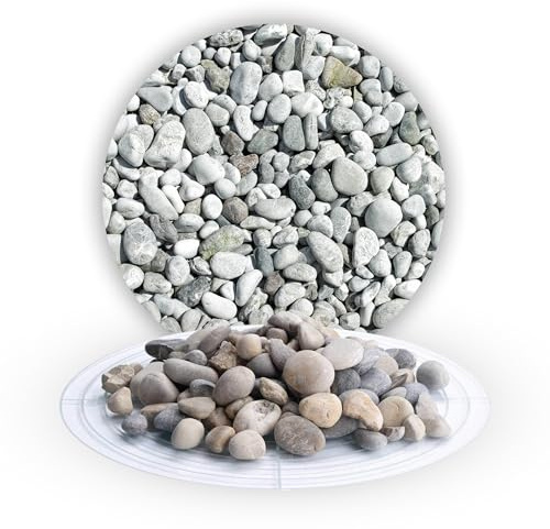 Best for Garden Kieselsteine 16-32 mm umweltfreundlich Kies Splitt Natur bunt für Beete, Wege & Gartenteiche Zierkies 10 kg-500 kg zur Auswahl (100)