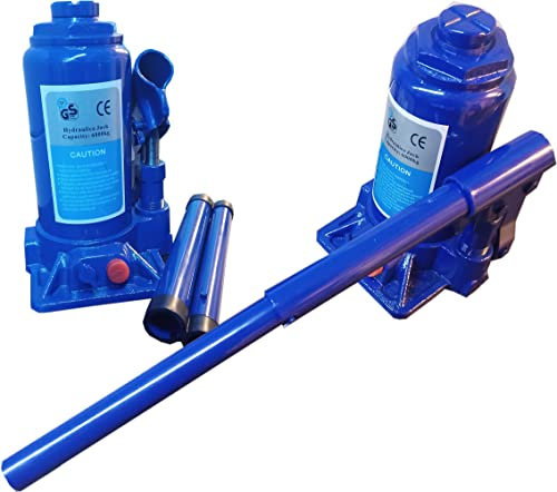 6 Ton Tonne Bottle Jack Heavy Duty Hydraulic Lifting for Cars, Vans and other Vehicles