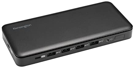 Kensington - Estación de Acoplamiento USB-C de Triple Pantalla con PD de 100 W para DELL, HP, Lenovo, Acer, ASUS, Razer, Superficie (Negro)