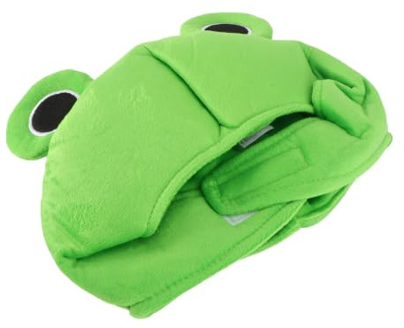 TENDYCOCO Froschhut grüner Anime-Plüschhut in Froschform, Kopfbedeckung, lustige Neuheit, Plüschhut, lustige Plüschhut, Partyhüte für Kinder und Erwachsene