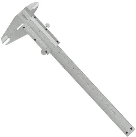 REXXER | Schieblehre | 150 mm | Präzision | Einfache Bedienung | Platzsparend | Für zu Hause | In der Werkstatt | Vor Ort | Für Profis | Für Amateure | Langlebig (SCHIEBLEHRE 150 MM)