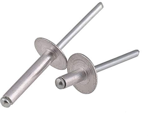 Schrauben, Muttern, Befestigungselemente, Nieten, Nieten, große Kappenblatt-Aluminium-Blindniete, offener Typ, große Kappen-Blindniete, Aluminium-Blindniete, Dekorationsnagel M58-25, 50 Stück, robust