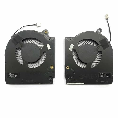 BestParts Fan Replacement for Dell M15 R5 R6 - Genuine CPU+GPU Computer Fan for Alienware M15 R5 Ryzen Edition, M15 R6, P/N: DFSCK22D058833 FND1, DFSCK22115181S FND0