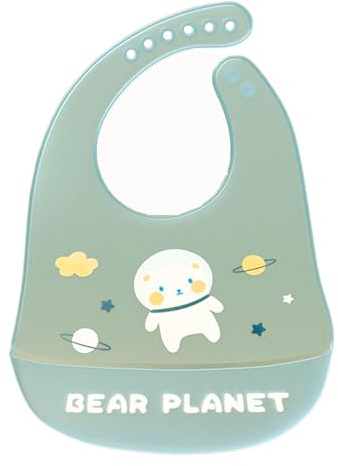 Shurzzesj de alimentación para bebés,Baberos de silicona para bebés | Baberos impermeables para bebé Baberos de silicona ajustables con recogedor de alimentos,Baberos de alimentación de bebé lavables,