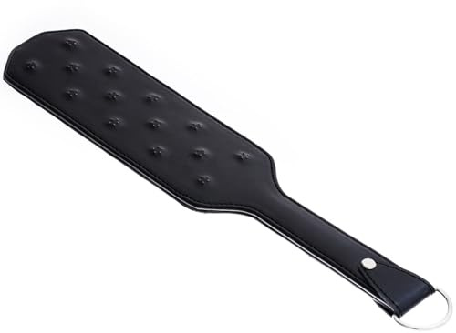 YZPNBW SM Spike Paddel Leder Peitsche für Frauen Männer und Paare | Erotik Flogger, Bondage Spanking, Mit Nieten, Cosplay Rollenspiele, Fetisch Sexspielzeug