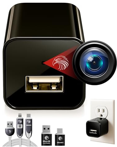 DIVINEEAGLE Plug-in Full HD Dome Camera - Premium Reliable 1080p Pet Cam with Motion Detection – Easy No-WiFi Setup & Data Protection – Ideal for Pet Nanny Use, Without Card