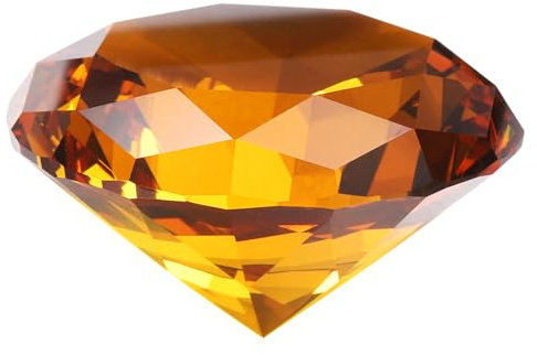 sourcing map Briefbeschwerer aus klarem Kristall, 60 mm, künstlicher Diamant, funkelnder Kristall, Schmuck, Schmucksteine, Briefbeschwerer, Dekoration für Geburtstag, Geschenk, Partys, Hochzeit,