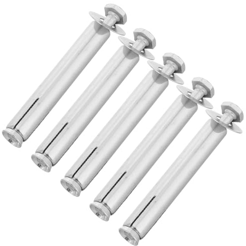 LALADEFIEE 5pcs Multi-use Drive Anchors and Expansion Screws for Walls Heavy Loads and Road Locators Easy Installation Nails for Parking Areas and Construction Sites