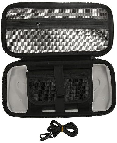 Mtlavishness Game Console Carrying Case For ASUS ROG Ally Thickened Scratch Shockproof Hard Travel Case Ideal For Gaming On The Go Made Of EVA Material In Black Color