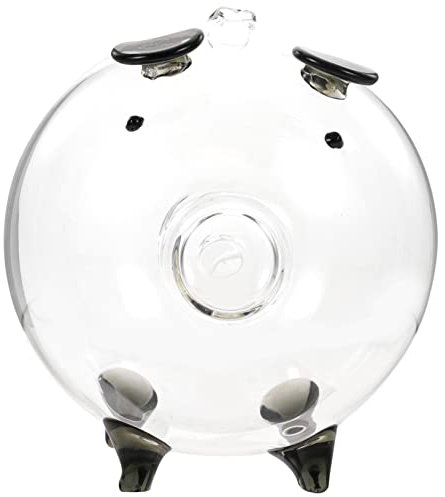 HAWILLOSCH Salvadanaio in Vetro Forma Di Maiale Contenitore Trasparente Per Monete Per Ragazzo Ragazza Ragazza e Decorazione Della Casa Facile Da Pulire e Utilizzare