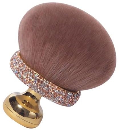 zjhukfmc Mushroom Makeup Brush Applicator - Girls Foundation Blending Powder Brush - Compact Travel Makeup Concealer Applicator for Wife Daughter Daily Use