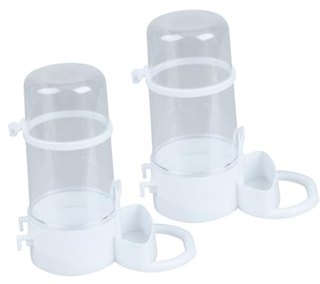 Kisangel 2piezas Alimentador Automático para Hámster Dispensador de Comida Comedero Automático Suministros para Mascotas para Roedores como Conejos y Hamsters Fácil de Usar