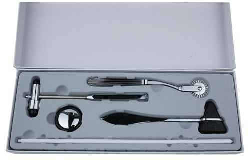 Set di martelli per test neurologici di accuratezza Set di martello di valutazione neurologica essenziale per l'ambiente di insegnamento Disegni ergonomici Strumento terapeutico