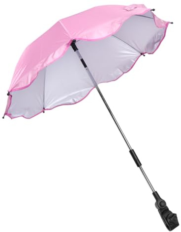 HONMEET Cart Sonnenschirm Uv-schutz Kinderwagen Sonnenschutz Robuster Schirm mit Silberbeschichtung Multifunktional und Einfach zu Befestigen für Outdoor Cart Supplies