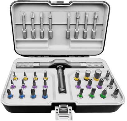 Juego De Brocas Para Destornillador Con Estuche Acero Aleación Ergonomía