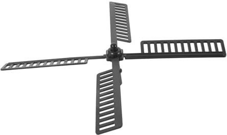 UPKOCH Pale De Moulin À Vent en Plastique 8.27X8.27 Pouces Accessoire ÉTanche Et Durable pour Moulin À Vent De Jardin DéCoration ExtéRieure PièCe De Remplacement pour ÉOlienne Solaire