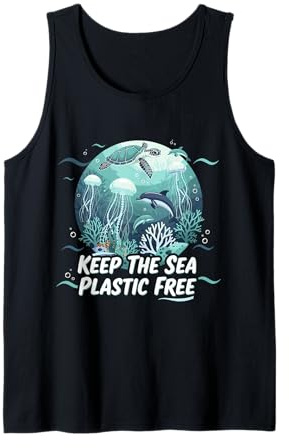 Keep The Sea Plastic Free Earth Day Tank Top