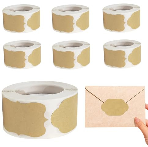 Beschriftbare Aufkleber,Beschriftbares Haftpapier,Namensetiketten Rollen | Für Tüten, Geschenkboxen, Grußkarten, Basteln, Wand, Haushaltsbuch, Vorratsgläser,