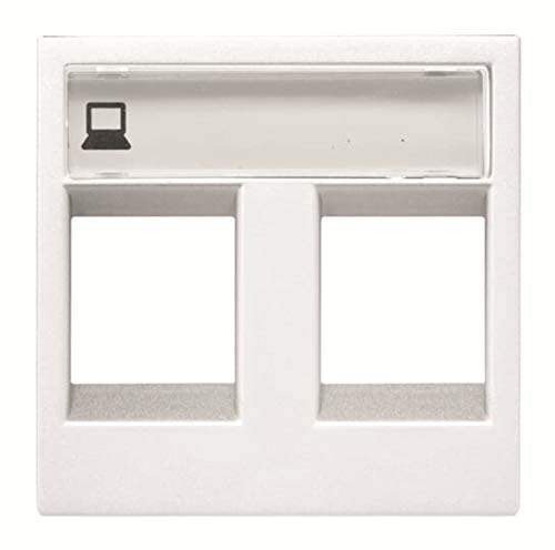 Niessen - n2218.2bl tapa ventana 2 conectores zenit blanco Ref. 6522005163