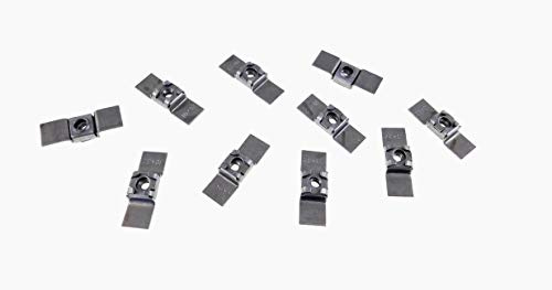 10 Pack 10-32 Floating Cage Nut - Weldable Stamping NR 1032