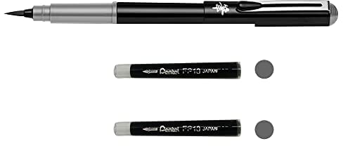 Pinsel GFKP Pentel mit grauer Pigmenttinte