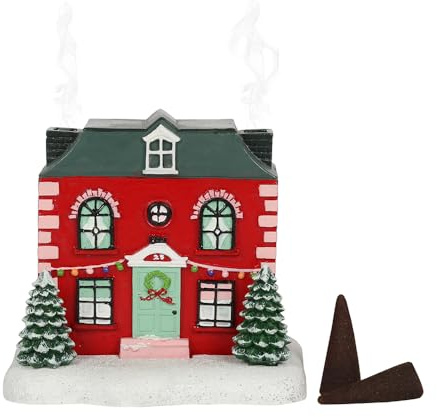 Christmas House Incense Cone Burner