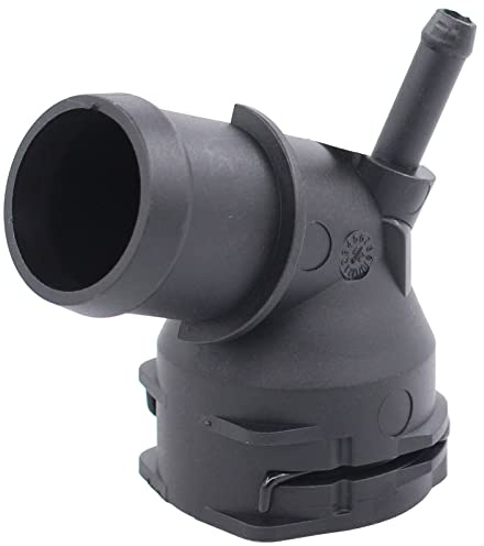 HouYeen Flangia del tubo flessibile del refrigerante del radiatore per VW Golf Beetle Caddy 1.6 2.0 TDI